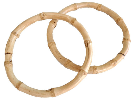 Bamboo ring handles for furoshiki bag