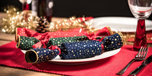Reusable fabric Christmas crackers