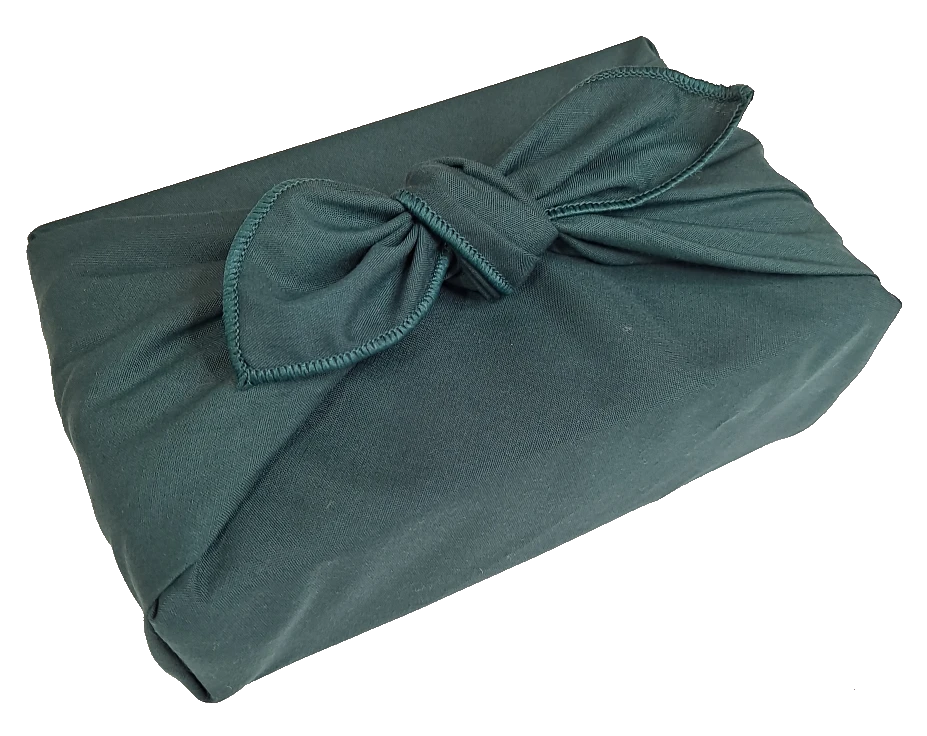 Bottle green colour furoshiki