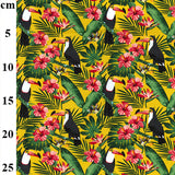 Tropical toucan material with scale