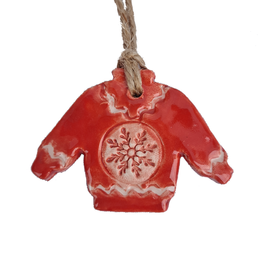 Christmas Jumper - Ceramic Adornments