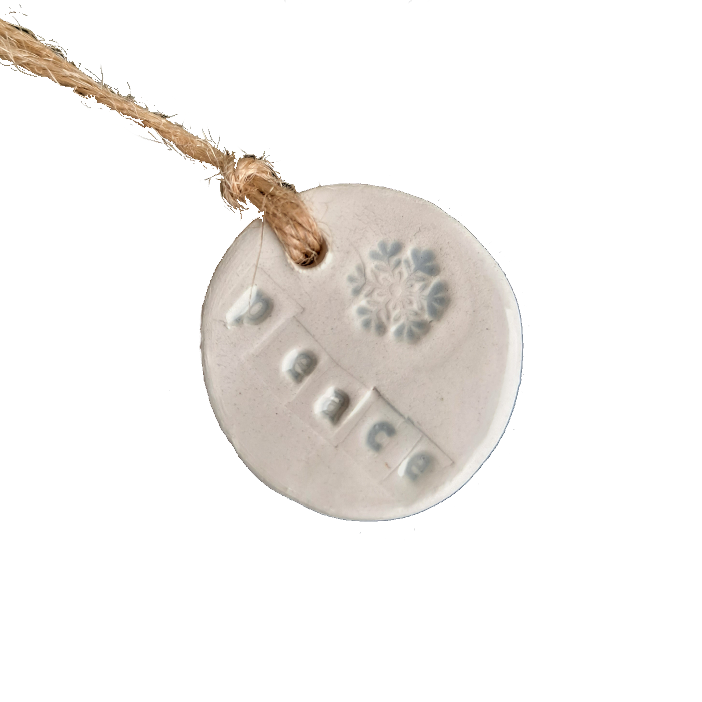 Peace, Joy and Love - Ceramic Adornments