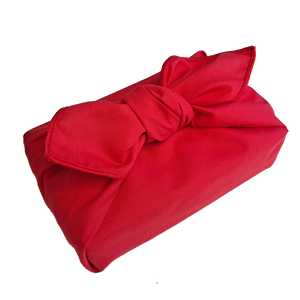 Furoshiki - Rich Red with red trim