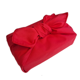 Furoshiki - Rich Red with red trim